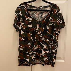 Llbean Signature Print Top